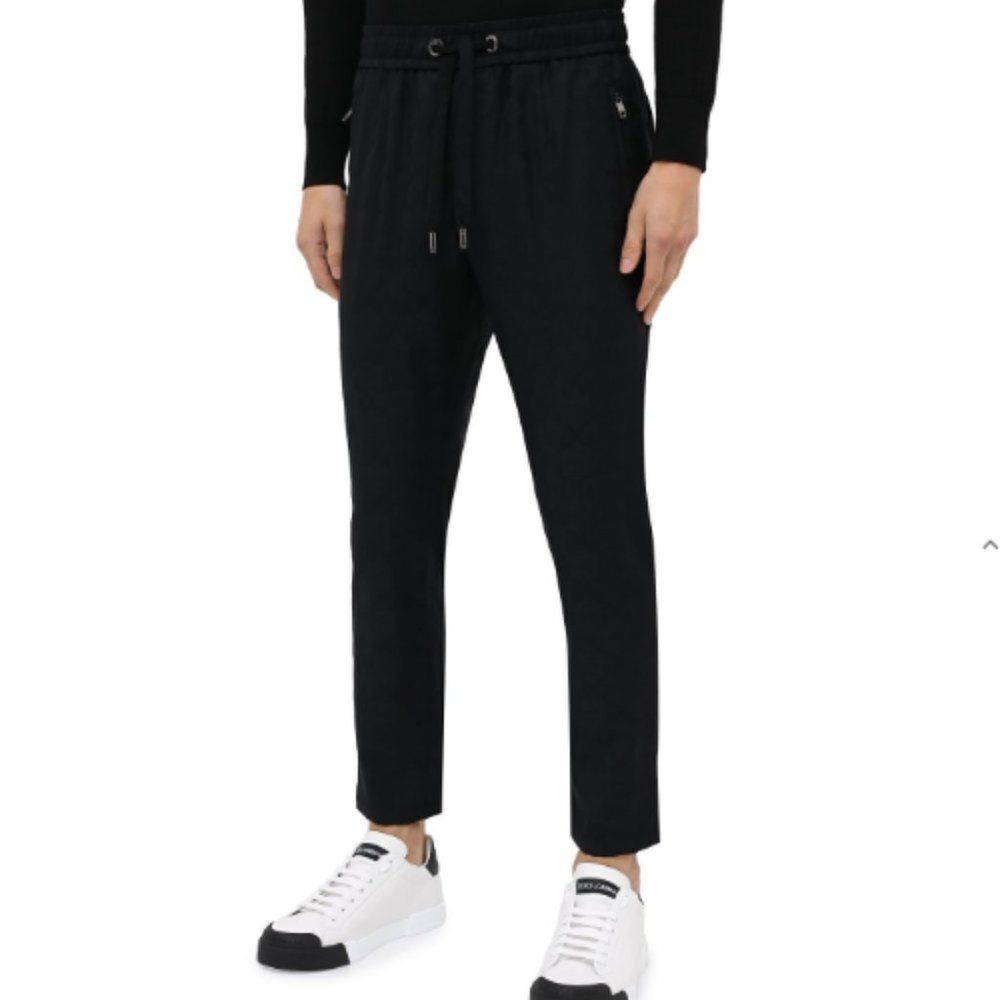 Dolce & Gabbana Men's Wool Trouser Pants